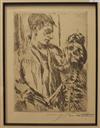 LOVIS CORINTH Three etchings and drypoints.